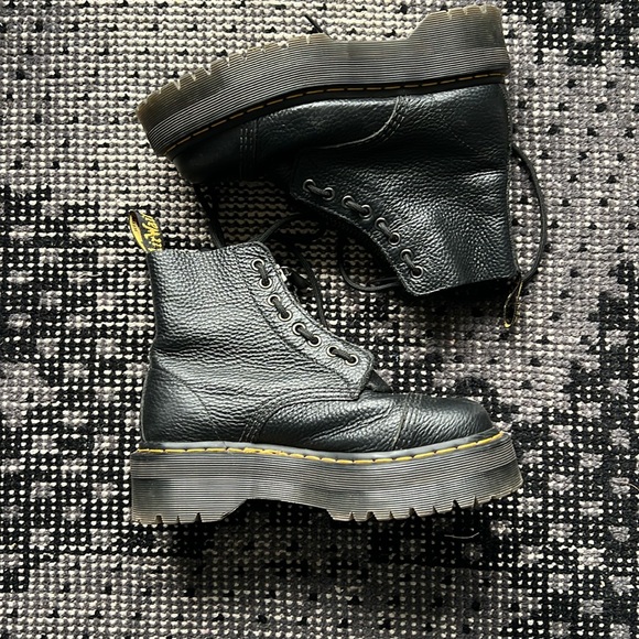 Dr. marten Sinclair black leather boots - Picture 1 of 8